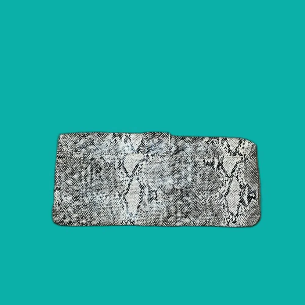 Faux Snakeskin Clutch‎ Perfect Staple Bag - NWOT